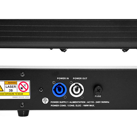 Pack LASER Bar 6X1000 RGB (la paire) + Flight case Evolite