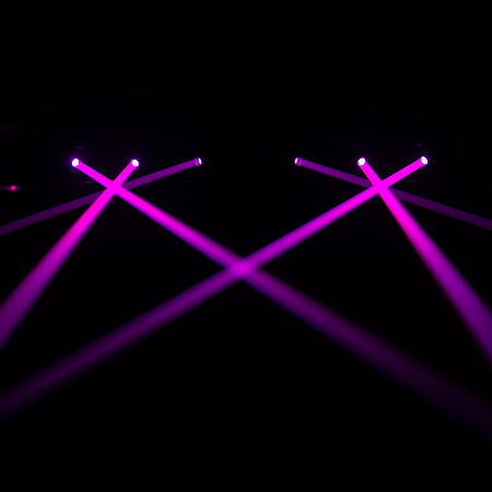 Pack LASER Bar 6X1000 RGB (la paire) + Flight case Evolite