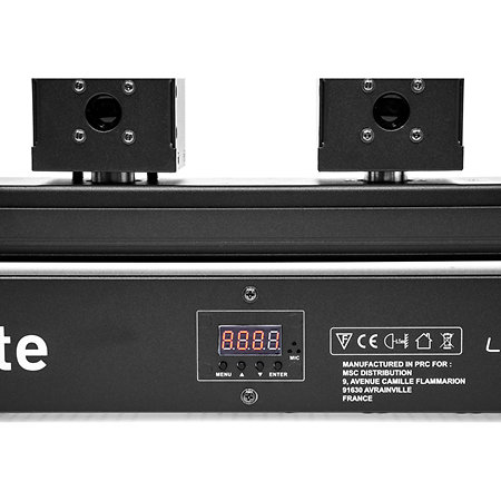 Pack LASER Bar 6X1000 RGB (la paire) + Flight case Evolite