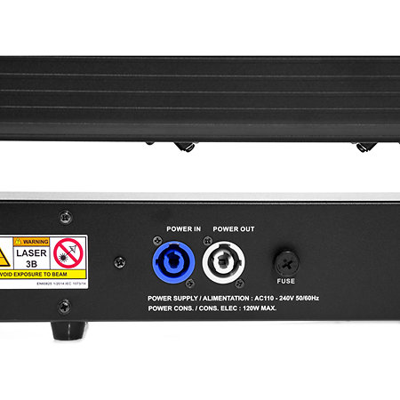 Pack LASER Bar 6X400 RGB (la paire) + Flight case Evolite