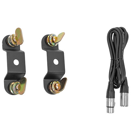 Pack LASER Bar 6X400 RGB (la paire) + Flight case Evolite