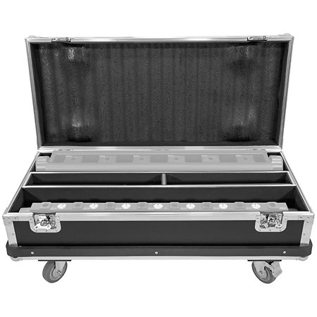 Pack LASER Bar 6X400 RGB (la paire) + Flight case Evolite