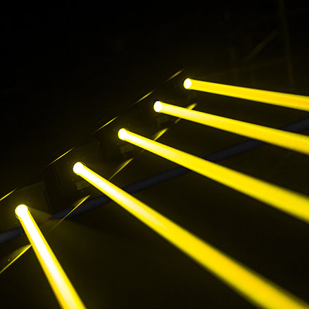 Pack LASER Bar 6X400 RGB (la paire) + Flight case Evolite