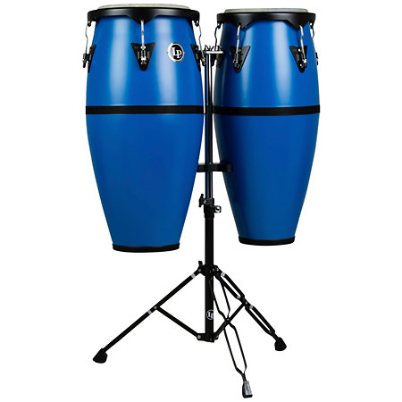 Latin Percussion LP646D-DB Congas Discovery Race Car Blue (lot de 2)