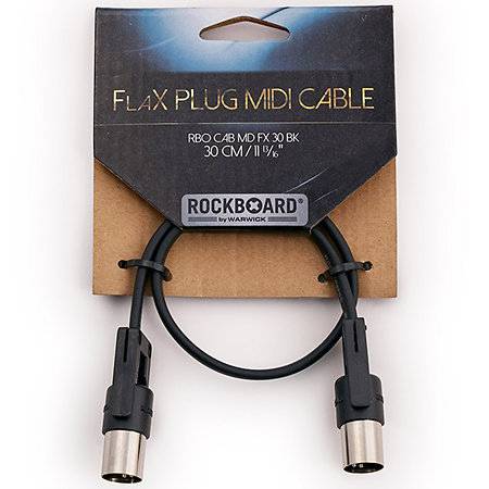 Câble MIDI FlaX Plug 30 cm Rockboard