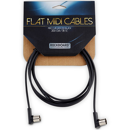 Câble MIDI plat 2 m Rockboard