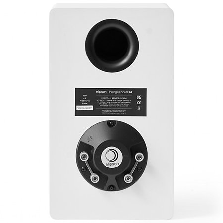 Prestige Facet II 6B White Matt (la paire) Elipson