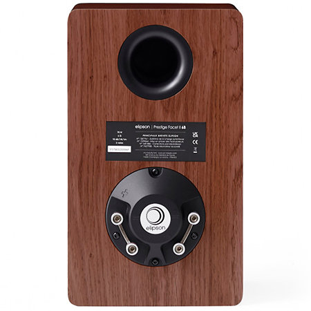 Prestige Facet II 6B Walnut Black Matt Elipson