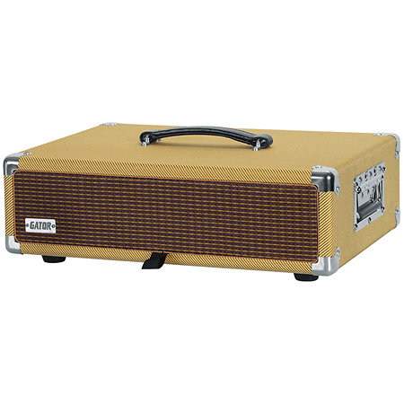 GR-RETRORACK-2TW Vintage Rack case 2U tweed Gator