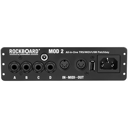 MOD 2 V2 Patchbay TRS MIDI USB Rockboard