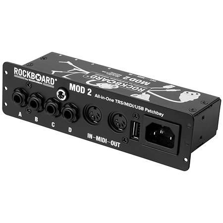 MOD 2 V2 Patchbay TRS MIDI USB Rockboard