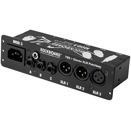MOD 3 V2 Patchbay XLR TRS Vocalists Rockboard
