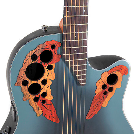 Ovation CE44 5 G Celebrity Elite Plus Mid Cutaway Reverse Blue Burst