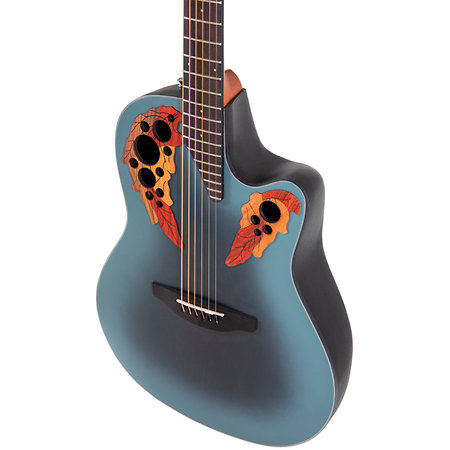 CE44 5 G Celebrity Elite Plus Mid Cutaway Reverse Blue Burst Ovation