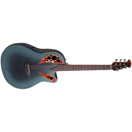 CE44 5 G Celebrity Elite Plus Mid Cutaway Reverse Blue Burst Ovation