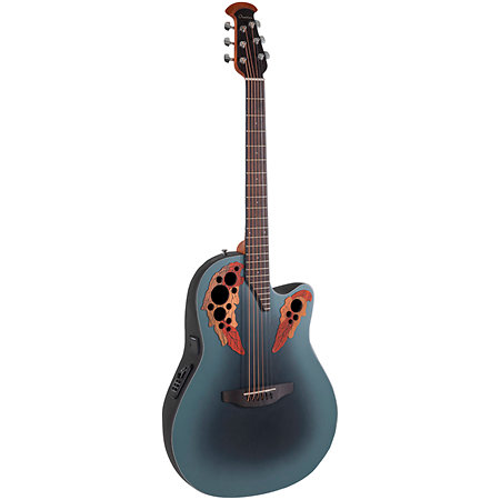 CE44 5 G Celebrity Elite Plus Mid Cutaway Reverse Blue Burst Ovation