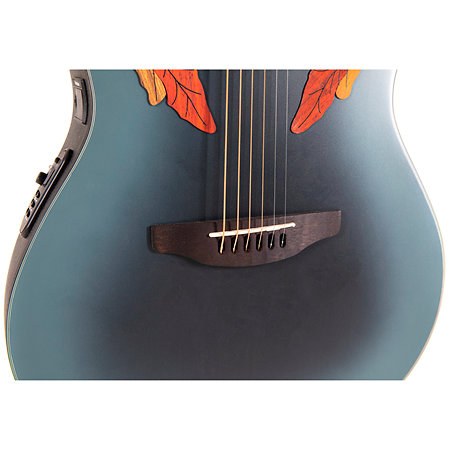 CE44 5 G Celebrity Elite Plus Mid Cutaway Reverse Blue Burst Ovation