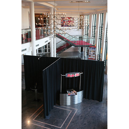 89415 Rideau Noir Plissé MGS 330 x 120 cm Wentex