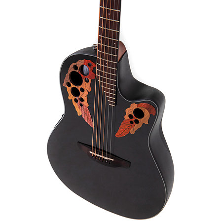 CE44 5 G Celebrity Elite Plus Mid Cutaway Black Ovation