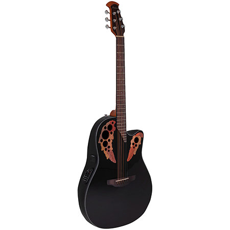 CE44 5 G Celebrity Elite Plus Mid Cutaway Black Ovation