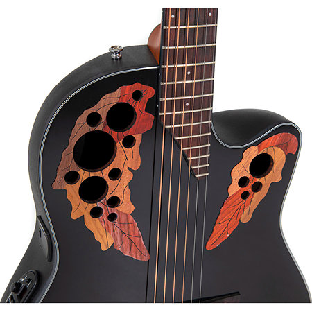 CE44 5 G Celebrity Elite Plus Mid Cutaway Black Ovation