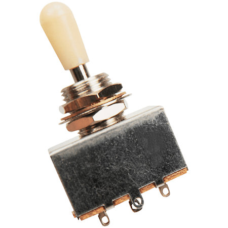 Yellow Parts EZ1180W Sélecteur 3 positions type Les Paul bouton blanc