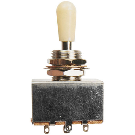 Yellow Parts EZ1180W Sélecteur 3 positions type Les Paul bouton blanc