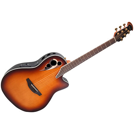 CDX40 1 G Guitar Celebrity Elite Deluxe Deep Contour Vintage Sunburst Satin Ovation