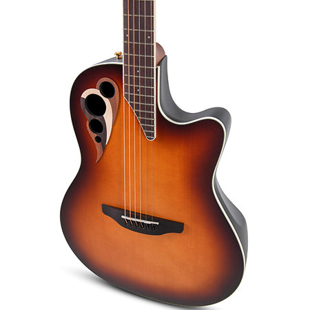 CDX40 1 G Guitar Celebrity Elite Deluxe Deep Contour Vintage Sunburst Satin Ovation