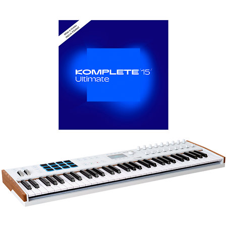 Arturia KeyLab MK3 61 White + Komplete 15 Ultimate upgrade