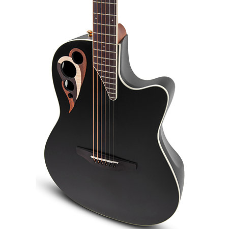 CDX40 5 G Guitar Celebrity Elite Deluxe Deep Contour Black Satin Ovation