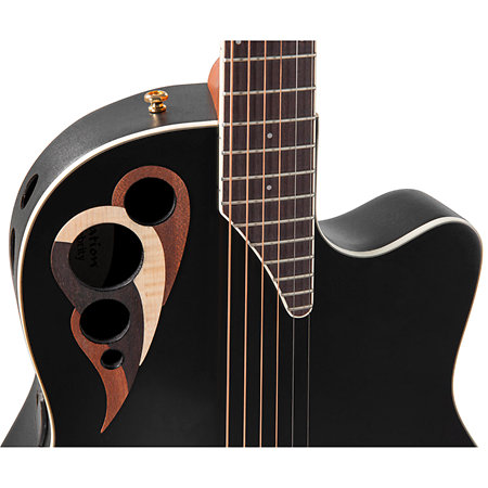 CDX40 5 G Guitar Celebrity Elite Deluxe Deep Contour Black Satin Ovation