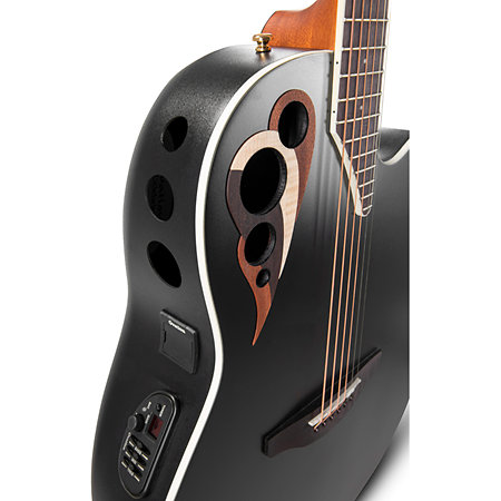 CDX40 5 G Guitar Celebrity Elite Deluxe Deep Contour Black Satin Ovation
