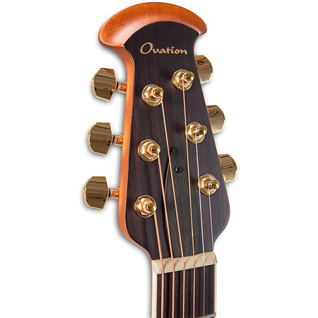 CDX40 PB G Guitar Celebrity Elite Deluxe Deep Contour Peach Burst Satin Ovation