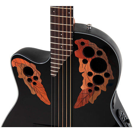 CE44L 5 G Guitar Celebrity Elite Mid Cutaway Black Gaucher Ovation