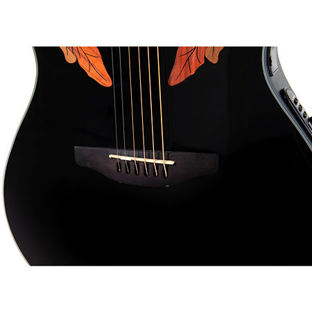 CE44L 5 G Guitar Celebrity Elite Mid Cutaway Black Gaucher Ovation