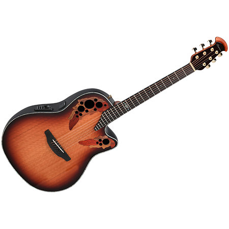 CE44P FLE G Guitar Celebrity Elite Plus Mid Cutaway Sunburst Édition limitée Ovation