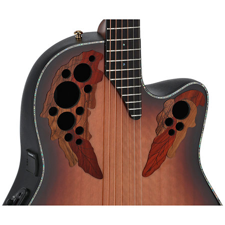 CE44P FLE G Guitar Celebrity Elite Plus Mid Cutaway Sunburst Édition limitée Ovation