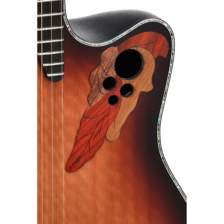 CE44P FLE G Guitar Celebrity Elite Plus Mid Cutaway Sunburst Édition limitée Ovation