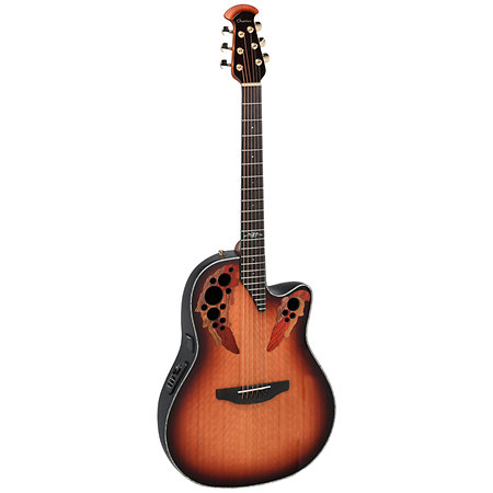 CE44P FLE G Guitar Celebrity Elite Plus Mid Cutaway Sunburst Édition limitée Ovation