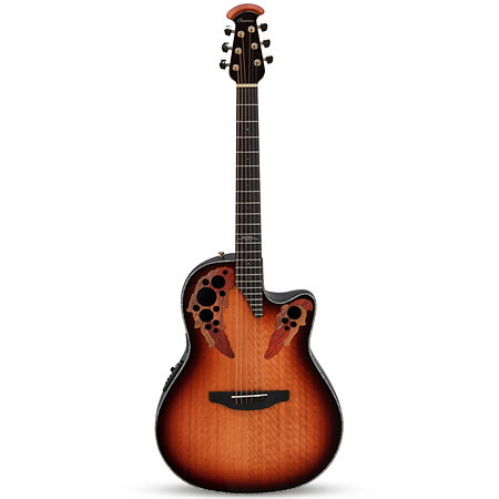 CE44P FLE G Guitar Celebrity Elite Plus Mid Cutaway Sunburst Édition limitée Ovation
