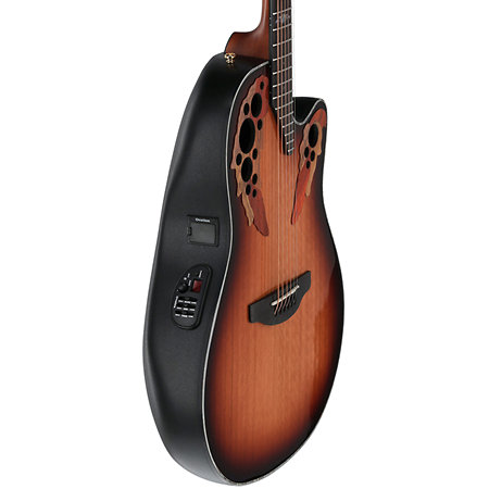 CE44P FLE G Guitar Celebrity Elite Plus Mid Cutaway Sunburst Édition limitée Ovation