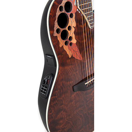 CE48P TGE G Guitar Celebrity Elite Plus Super Shallow Brown/Dark Natural Wood Ovation