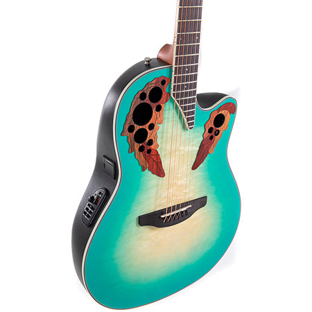 CE44X 9B G Celebrity Elite Plus Mid Cutaway Mintburst Ovation