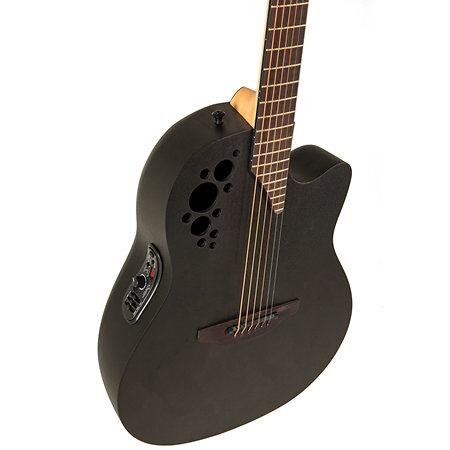 2078TX 5 G Elite TX Deep Contour Cutaway Black Textured Ovation