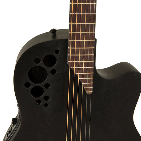 2078TX 5 G Elite TX Deep Contour Cutaway Black Textured Ovation