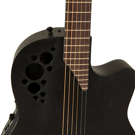 2078TX 5 G Elite TX Deep Contour Cutaway Black Textured Ovation