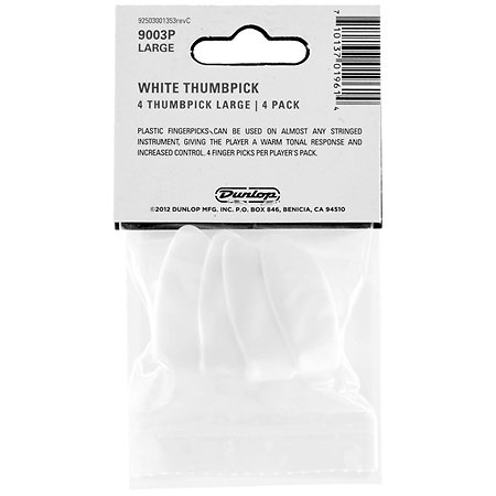 9003P Blanc Large Sachet de 4 Dunlop