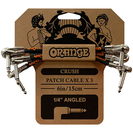 Orange CBL38 PATCH Câbles 15 cm Lot de 3