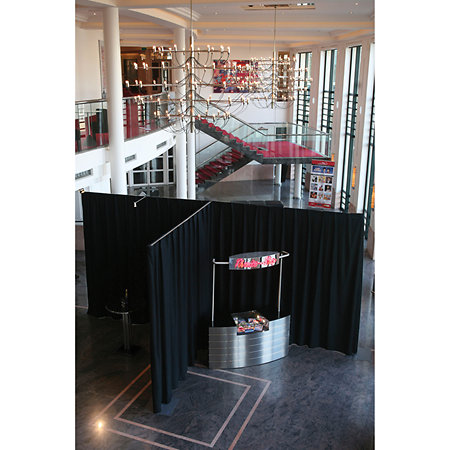 89880 Rideau Noir Plissé Molton 330 x 250 cm Wentex
